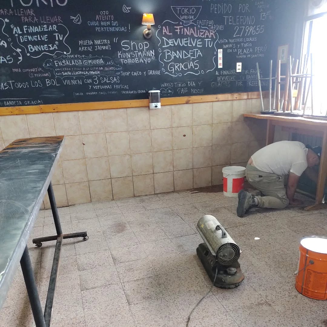 Estado inicial del piso (Antes)