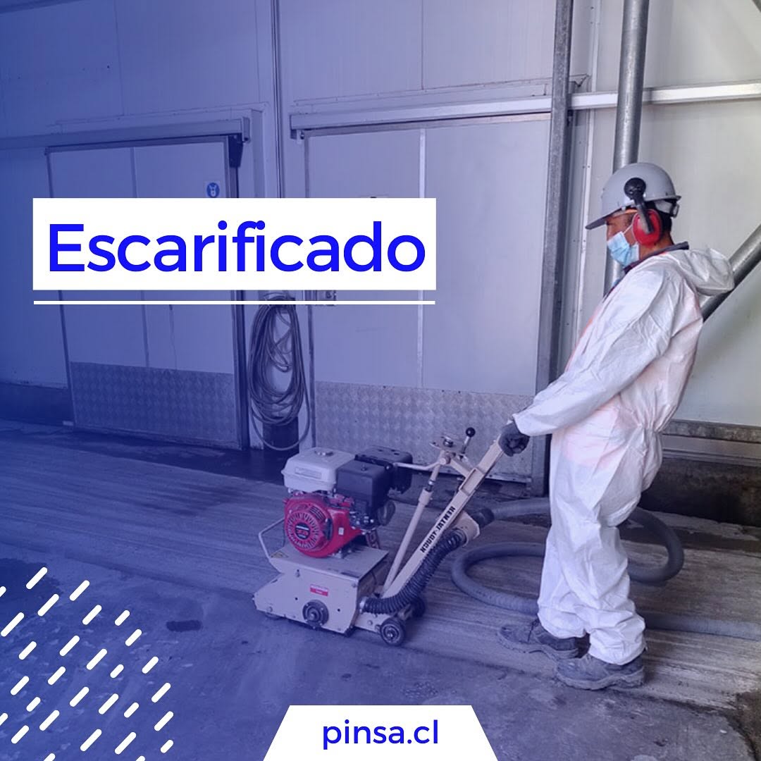 Escarificado de pavimento industrial — PINSA Concepción